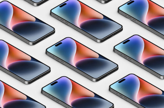 iPhone 14 Pro Max Isometric Mockup for SEO Optimization