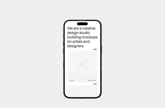 iPhone 14 Pro User Interface Mockup for Designers and Developers