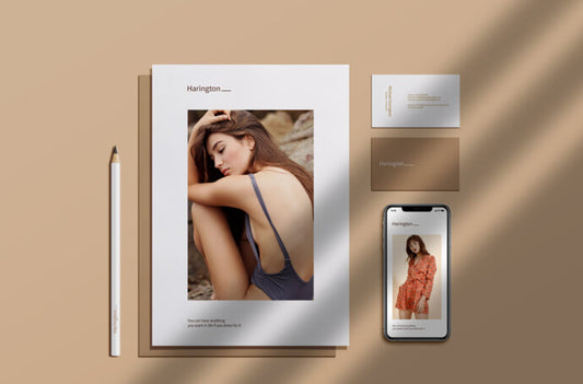 iPhone Mockup Stationery for Professional Presentation