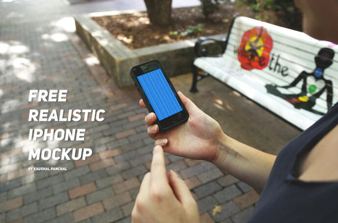 iPhone Mockup for Outdoor Use