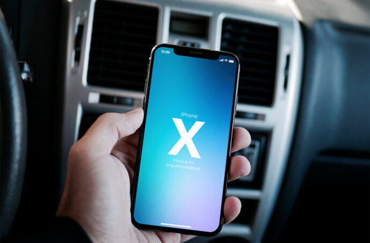 iPhone X Car Mockup for Marketing