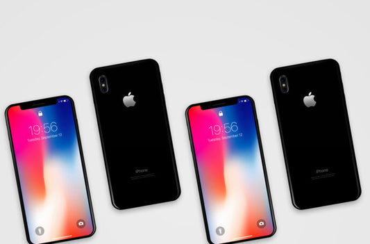 iPhone X Front and Back Mockup - High Quality Mockup for iPhone X