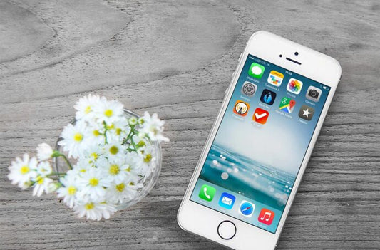 iPhone and Floral Mockup for Social Media Marketing